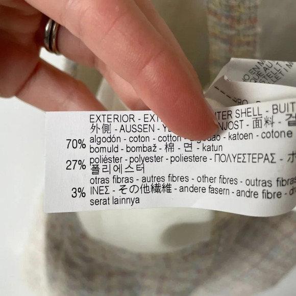 Zara Pastel Tweed Overall  Jumper Mini Dress Bloggers Fav Size Medium - Picture 11 of 11